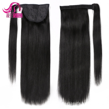 Most Popular 100 Unprocessed Virgin Remy Brazilian Virgin Hair Pieces Human Hair Ponytail